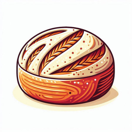 Hand drawn vector illustration of a pie. Isolated on white background.のイラスト素材