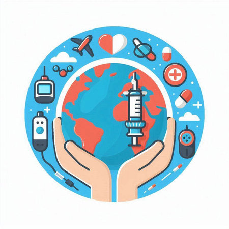 Idea and creativity concept with light bulb and school supplies. Vector illustration.のイラスト素材