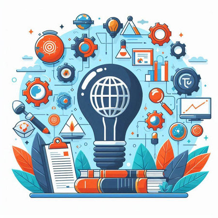 Flat design vector illustration concept for web and mobile application development, software development, programming, coding and programming.のイラスト素材