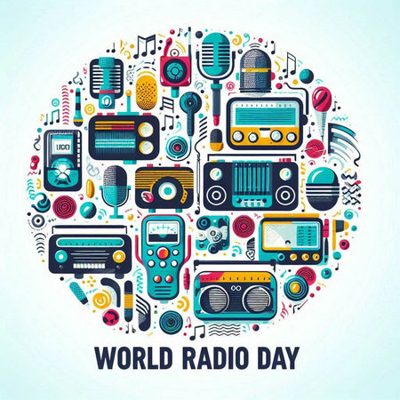 Vector illustration of a group of journalists, journalists, interviewers.のイラスト素材