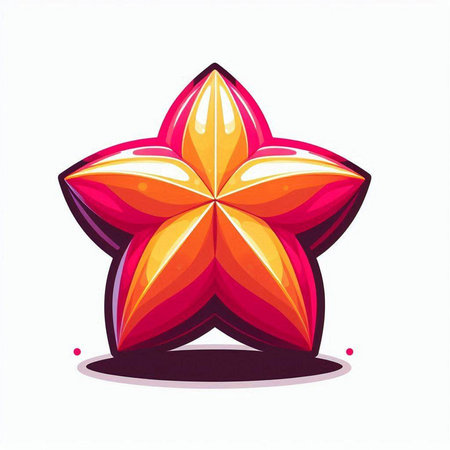 Vector illustration of a waffle with strawberries and syrup on a white backgroundのイラスト素材