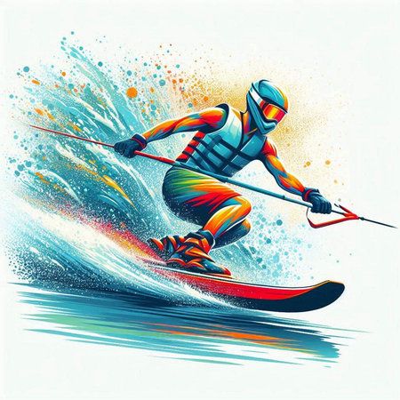 Stylized vector illustration of a vulture on a white backgroundのイラスト素材