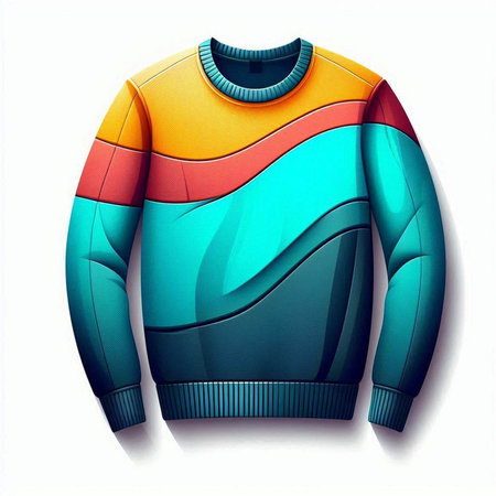 Colorful sportswear isolated on white background. Vector illustration.