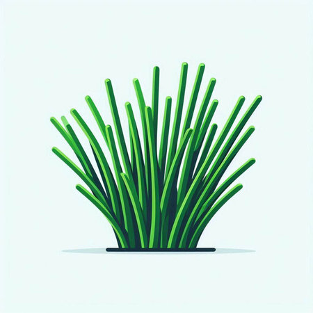 green grass on a light background, vector illustration, eps 10