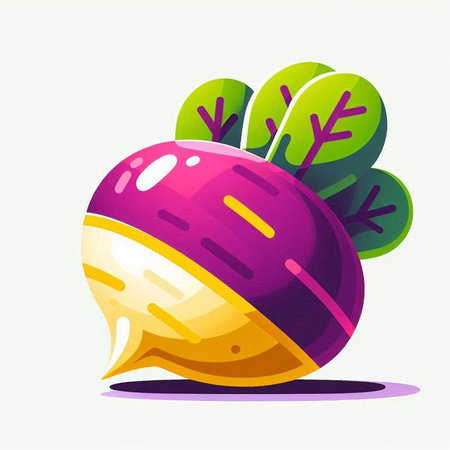 Beetroot vector illustration isolated on white background. Vegetable icon.