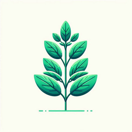 Illustration vector graphic of green leaf icon. Perfect to use for Nature Companyのイラスト素材
