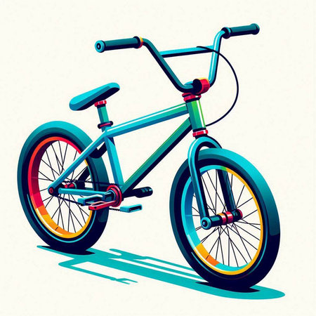 Bicycle, vector illustration, eps10, contains transparencies.