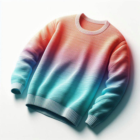 Children's sweater isolated on a white background. 3d render.