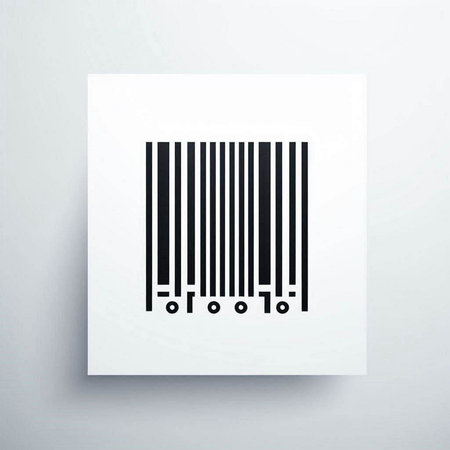 Barcode icon on white background. Eps 10 vector file.