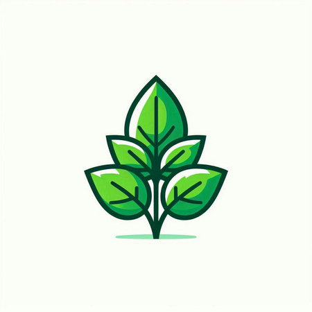 Green leaf icon. Nature and ecology concept. Vector illustration for your design