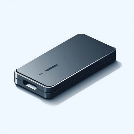 Smartphone isolated on a white background. 3d render illustration.