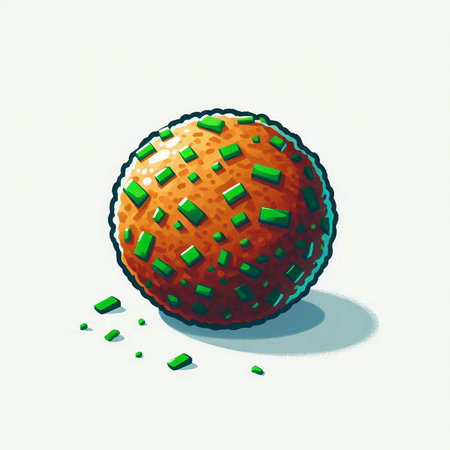 Illustration of an orange with green leaves on a white background.