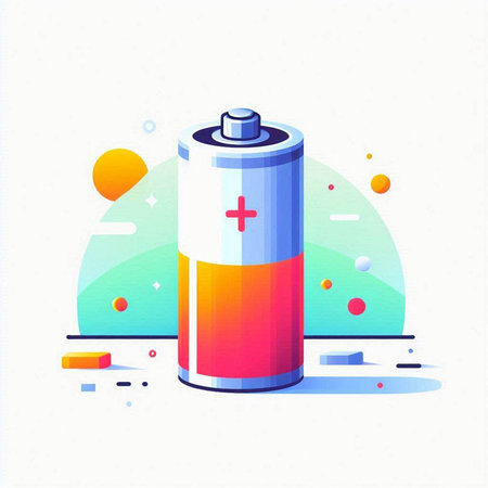 Battery charging vector illustration. Battery charging vector illustration. Battery charging vector...