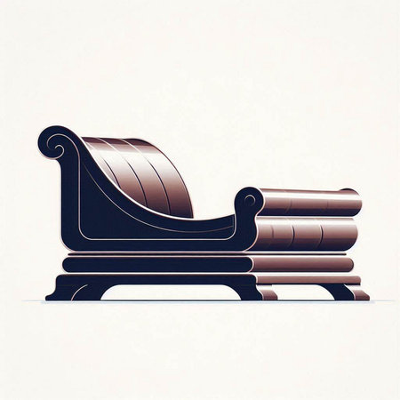 Sofa design, vector illustration eps 10. Retro style.