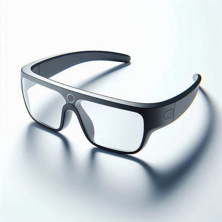 3d glasses on a white background. 3d render. Isolated