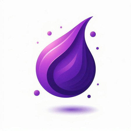 abstract water drop icon. Vector design template elements for your application or corporate identity.のイラスト素材