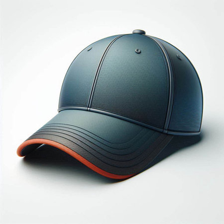 Baseball cap isolated on a white background. 3d render.