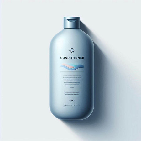 Vector 3D realistic cosmetic bottle ads template. Cosmetic brand advertising concept design