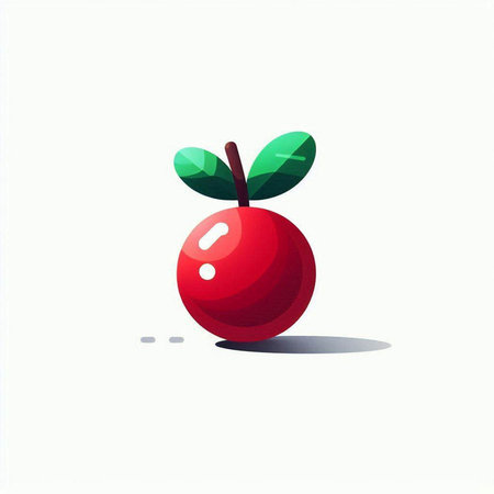 Cranberry. Vector illustration. Isolated on white background.