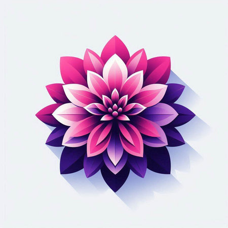 Beautiful floral background with lotus flower. Vector illustration EPS10のイラスト素材