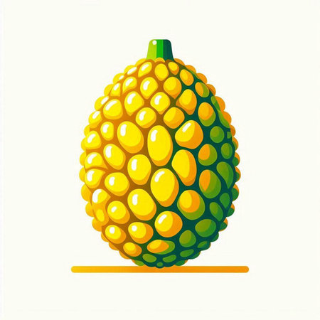 Pineapple isolated on a white background. Vector illustration for your design