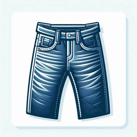 Jeans design, vector illustration eps 10. Vector illustration.のイラスト素材