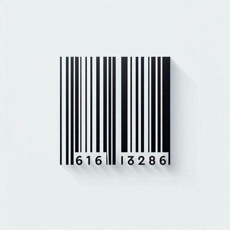Barcode on white background. Vector illustration. Eps 10.