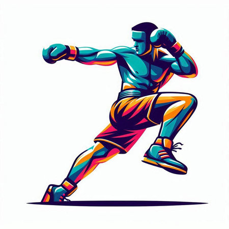 Cricket player action cartoon sport graphic vector isolated on white background