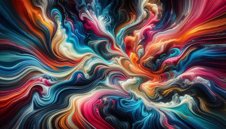Abstract coloring background of the nature gradient with visual wave and lighting effects