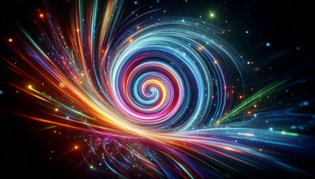abstract fractal background a computer-generated 2D illustration, texture