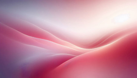 abstract background with smooth lines in pink and blue colors, computer generated images