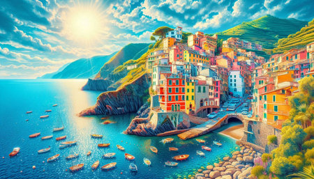 Riomaggiore, Cinque Terre, Liguria, Italy