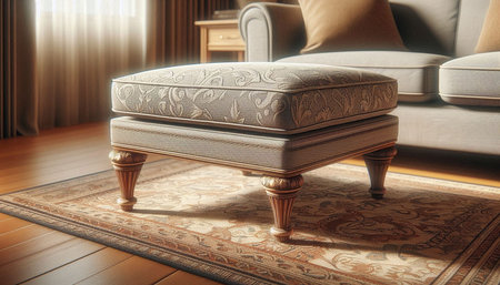 Luxury sofa in the living room. 3d render.