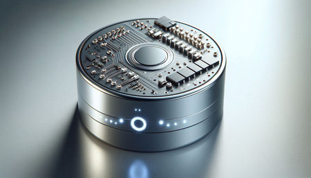 Circuit board, close up. 3d rendering. Computer digital drawing.