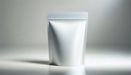 Mockup of a white tube of toothpaste on a white background