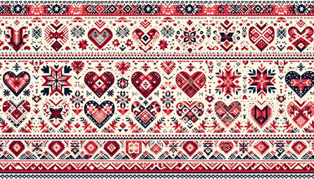 Tribal vintage ethnic seamless pattern. Can be used for wallpaper, pattern fills, web page...
