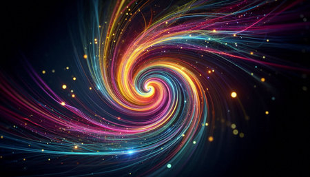 Abstract fractal. Fractal art background for creative design. Decoration for wallpaper, desktop, poster, cover booklet. Print for clothes, t-shirt. Creative illustration for design