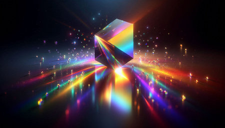 3d illustration of abstract geometric composition,digital art works..