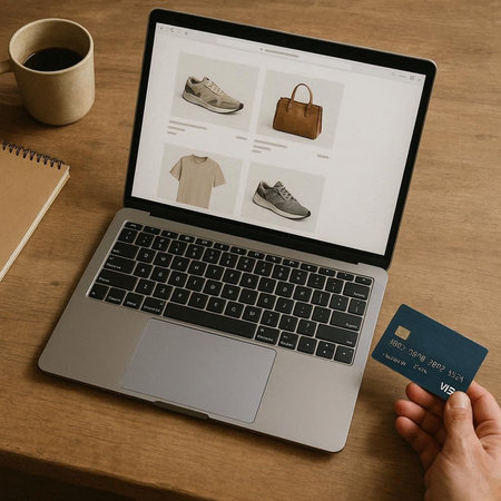 Shopping Online Shopaholics E-Commerce E-Shopping Concept