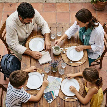 Family Traveling Togetherness Relaxation Vacation Leisure Activity Concept