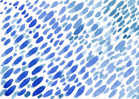 Background with blue watercolor strokes. Artistic texture, subtle colors, flowing, handmade. For...
