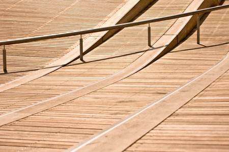 Toronto Wave Deck at Harbour Frontの写真素材