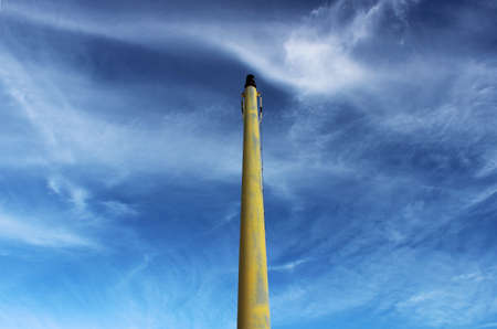 lighthouse and skyの写真素材