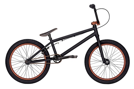 Professional freestyle bicycle bmx bikeの写真素材