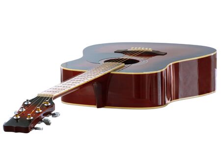 Guitar. Isolated on white backgroundの写真素材