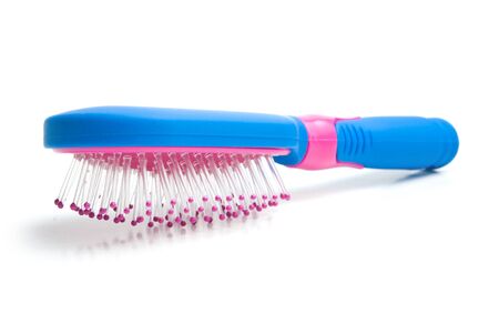 Hairbrush. Isolated on white background.の写真素材