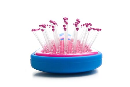 Hairbrush. Isolated on white background.の写真素材