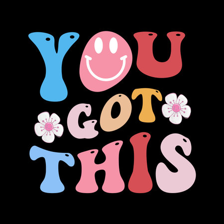 You got this retro t shirt designのイラスト素材