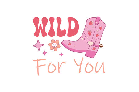 Valentine's Day Wild for You SVGのイラスト素材