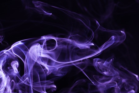 Abstract Smoke on Black Background